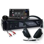 Amplificateur sonorisation 4000w / table de mixage dj usb bluetooth, ventilation continue, casque, micro, ...