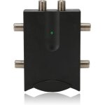 Amplificateur tv 2 en 4 sorties amplificateur de signal tv bidirectionnel a gain elev sans perte pour ...
