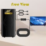Amplificateur tv numrique longue porte, antenne hdtv, bande de touristes 4k, vhf, uhf, iptv, rcepteur ...