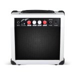 Amplificateur ultra - portable de guitare blanc 20w / 6, 5  - 4 ohms - johnny brooks jb703