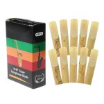 Anches de saxophone a tenor bb force 2 2. 5 3 saxophone pices d'instruments a vent en bois 10 pices ...