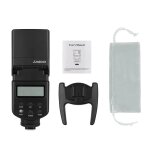 Andoer - flash speedlite gn40, lumire de remplissage led rglable, flash sur appareil photo avec rapide ...