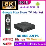 Android tv os 8k smart tv box allwinner h618 bt 2. 4g 5g wifi décodeur lecteur multimédia domestique ... Android tv os 8k smart tv box allwinner h618 bt 2. 4g 5g wifi décodeur lecteur multimédia domestique ...