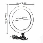 Anneau lumineux led 16 / 26cm, lampe flash pour photographie, intensité variable, éclairage annulaire ... Anneau lumineux led 16 / 26cm, lampe flash pour photographie, intensité variable, éclairage annulaire ...