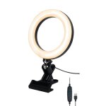 Anneau lumineux led 6  avec 3 modes d'�clairage, 360 degr�s, pour studio photo, vid�o youtube, maquillage, ...