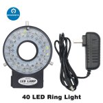 Anneau lumineux pour microscope stro, source lumineuse led rglable, lampe monoculaire binoculaire ...