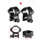 Anneau de montage de lunette de vise avec queue d'aronde, adaptateur de rail picatinny, tisserand de ...