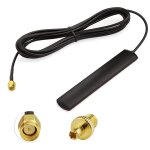 Antenne 4g lte gsm autocollante avec câble rg174 de 3m connecteur sma mâle omnidirectionnel 700 - 2700mhz ... Antenne 4g lte gsm autocollante avec câble rg174 de 3m connecteur sma mâle omnidirectionnel 700 - 2700mhz ...