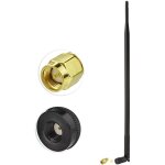 Antenne 4g lte antenne routeur 698 - 960mhz 1710 - 2700mhz avec connecteur rp - sma mle antenne omni ...
