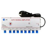 Antenne d'amplificateur de signal catv tv 2 / 3 / 4 / 6 / 8 voies 20db, pour boîtier de télévision numérique, ... Antenne d'amplificateur de signal catv tv 2 / 3 / 4 / 6 / 8 voies 20db, pour boîtier de télévision numérique, ...