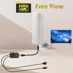Antenne amplifiée pour signal de bain extérieur et nik, tv numérique, uhf, vhf, dvtb2, hdtv, tnt, 4k, ... Antenne amplifiée pour signal de bain extérieur et nik, tv numérique, uhf, vhf, dvtb2, hdtv, tnt, 4k, ...