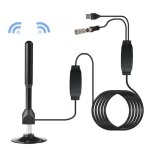 Antenne pour bo�tier de t�l�vision num�rique 4 k, 47 ? 230 / 862mhz, fm / vhf / uhf, 5 m�tres, cha�nes ...