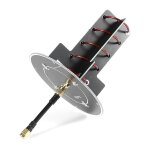 Antenne directionnelle spirale  gain de 2, 4 ghz, amlioration du signal longue porte, antenne  porte ...