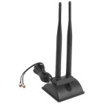 Antenne double bande 2. 4g / 5g avec câble d'extension 6. 5ft, base magnétique 6db, carte réseau sans ... Antenne double bande 2. 4g / 5g avec câble d'extension 6. 5ft, base magnétique 6db, carte réseau sans ...