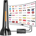 Antenne dvbt2, antenne de chambre dvb - t et dvb - t2 avec amplificateur