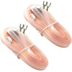 Antenne fm 300 ohms en forme de t, dipôle d'antenne radio avec terminal a pique pour récepteurs stéréo ... Antenne fm 300 ohms en forme de t, dipôle d'antenne radio avec terminal a pique pour récepteurs stéréo ...