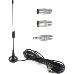 Antenne fm stro  base magntique 75 ohms, kit d'antenne fm pour systme musical, rcepteur stro ...
