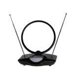 Antenne interieure amplifiee noire