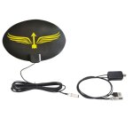 Antenne num�rique 4k hd 5000, dvb - t2 miles, gain �lev�, avec amplificateur, pour t�l�vision intelligente ...