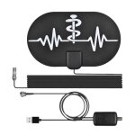 Antenne num�rique hdtv d'int�rieur 4k, amplificateur de rayon de 3600 miles, dvb - t2 isdb - tb, r�cepteur ...