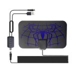 Antenne numrique intrieure pour tlvision hd 1500 p, 1080 miles, rception gratuite, signal satellite ...