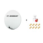 Antenne parabole fibre smc 85 cm beige worldsat + lnb quad 0, 1 db full hd 1080p 4k ultra hd + 8 fiches ... Antenne parabole fibre smc 85 cm beige worldsat + lnb quad 0, 1 db full hd 1080p 4k ultra hd + 8 fiches ...