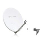 Antenne parabole satellite acier cahors ant 65hd + lnb single - 65 cm, gain 36, 3 db, 12, 625 ghz Antenne parabole satellite acier cahors ant 65hd + lnb single - 65 cm, gain 36, 3 db, 12, 625 ghz
