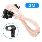 Antenne radio fm 75 ohm pour yamaha, 1 pice, diple d'intrieur en t, antenne arienne hd mle femelle, ...