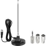 Antenne radio fm avec c�ble d'extension 3m connecteur m�le type f compatible radio fm / bluetooth audio ...