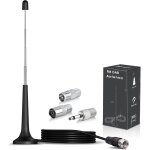 Antenne radio fm dab intérieur 75 ohm base magnétique câble 3m pour denon pioneer onkyo sherwood chaine ... Antenne radio fm dab intérieur 75 ohm base magnétique câble 3m pour denon pioneer onkyo sherwood chaine ...