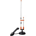 Antenne radio mobile bi - bande vhf uhf 2m / 70cm antenne de base magnétique - prise pl259 avec câble ... Antenne radio mobile bi - bande vhf uhf 2m / 70cm antenne de base magnétique - prise pl259 avec câble ...