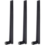 Antenne de routeur wifi 3 pièces rp - sma antenne wifi 2, 4 g / 5, 8 g 5 dbi carte réseau sans fil antenne ... Antenne de routeur wifi 3 pièces rp - sma antenne wifi 2, 4 g / 5, 8 g 5 dbi carte réseau sans fil antenne ...