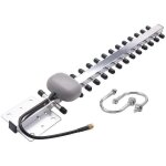 Antenne sans fil rp - sma 20 dbi 2, 4 ghz 13 éléments directionnels pour modem, carte pci, routeur Antenne sans fil rp - sma 20 dbi 2, 4 ghz 13 éléments directionnels pour modem, carte pci, routeur