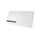 Antenne satellite plate d1 - lnb simple intgr 60db + kit de fixation camping car camion mur toit sol ...