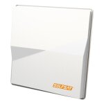 Antenne satellite plate selfsat h50m - lnb single - double polarisation - réception bisatellite Antenne satellite plate selfsat h50m - lnb single - double polarisation - réception bisatellite