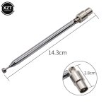 Antenne t�lescopique 7 sections dvb - t 15dbi vhf uhf tv hdtv, connecteur m�le iec, adaptateur d'antenne ...