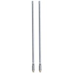 Antenne tlescopique argente, 2x22 cm, dab radio, 100 cm de tlvision, 6 parties
