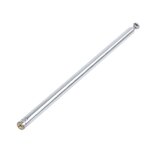 Antenne tlescopique de tlvision am fm en acier inoxydable, longueur 96cm, 7 sections, 5 pices