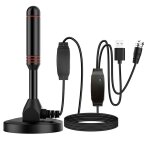 Antenne de tlvision numrique intrieure uhf 4k 1080p hdtv, amplificateur dtmb dvb - t2 atsc, rcepteur ...