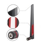 Antenne de t�l�vision num�rique z successive 2400 - 2500 / 4900 - 5900, bande de touristes graphite g ...