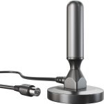 Antenne tnt hd dvb - t2 hd / dvb - t pour une r�ception num�rique maxim�le avec pied magn�tique stable ...