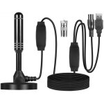 Antenne tv haute dfinition portable intrieur / extrieur, rception a 360 , antenne tv gratuite a gain ...
