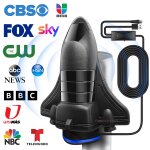 Antenne tv hdtv 3200 miles 39dbi antenne tv num�rique hd int�rieure et ext�rieure avec amplificateur ...