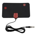 Antenne tv d'int�rieur � n'aime num�rique hd plat 4x, hdtv, 50 milles de port�e, torche vhf uhf dvb