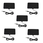 Antenne tv d'int�rieur � n'aime num�rique hd plat 5x, hdtv, 50 milles de port�e, torche tv vhf uhf dvb ...