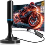 Antenne tv intérieur puissante, antenne tv intérieur puissante tnt hd, 2025 avec base magnétique, compatible ... Antenne tv intérieur puissante, antenne tv intérieur puissante tnt hd, 2025 avec base magnétique, compatible ...