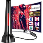 Antenne tv intérieur tnt hd puissante - antenne tv intérieur puissante tnt hd 2025, avec base magnétique, ... Antenne tv intérieur tnt hd puissante - antenne tv intérieur puissante tnt hd 2025, avec base magnétique, ...