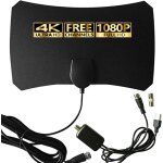 Antenne tv intrieure pour chanes locales - antenne hdtv numrique amplifie 4k hd avec amplificateur ...