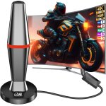 Antenne tv intrieure pour smart tv, rception hd 4k et 1080p, base magntique, longue porte