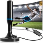 Antenne tv intérieure, antenne tv intérieure tnt hd, antenne hd intelligente avec base magnétique supportant ... Antenne tv intérieure, antenne tv intérieure tnt hd, antenne hd intelligente avec base magnétique supportant ...